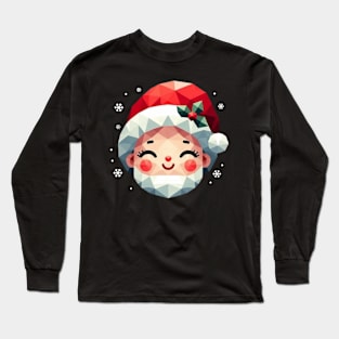 Baby Christmas Santa Long Sleeve T-Shirt